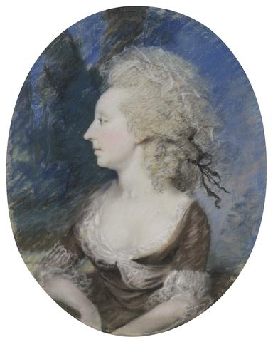 James Sharples Portrait of Mrs. Fitzherbert, Wife of George IV