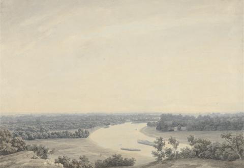 John Robert Cozens The Thames from Richmond Hill Looking Southwest