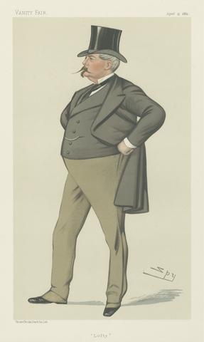 Leslie Matthew 'Spy' Ward Politicians - Vanity Fair. 'Lofty', Mr. Arthur Loftus Tottenham. 15 April 1882