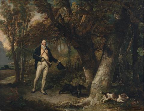James Ward The Reverend Thomas Levett and Favourite Dogs, Cock-shooting