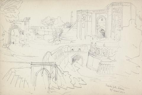 William Simpson Taxali Gate, Lahore, 17 March 1860
