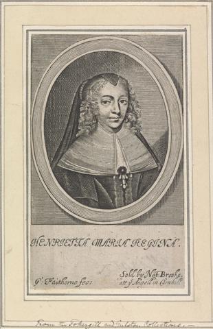 William Faithorne Henrietta Maria Regina