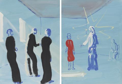 Francis Hoyland The Man with the Withered Hand (Left)