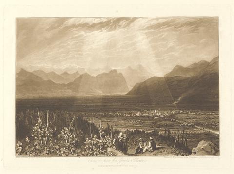 Joseph Mallord William Turner Chain of Alps from Grenoble to Chamberi