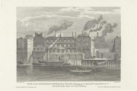 Bartholomew Howlett View of the Brewery and Dwelling House belonging to Messrs. Calvert and Company
