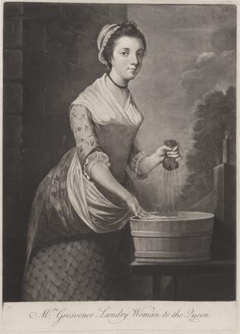 unknown artist Mrs Grosvenor Laundry Woman to the Queen