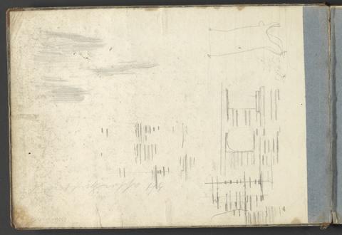 William Brockedon Slight Sketches and Outline Sketch of Italy (inside front cover)