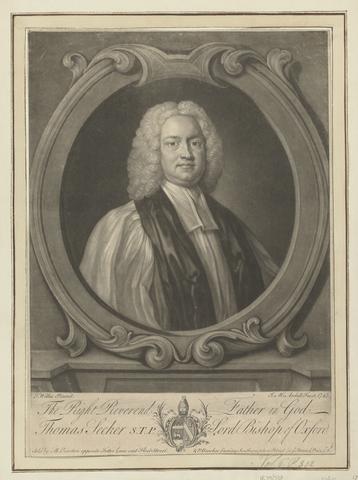 James McArdell Thomas Secker, Lord Bishop of Oxford