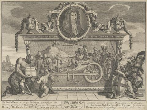 William Hogarth Frontispiece and its Explanation (no.1)