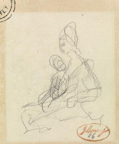 unknown artist Study of Woman with a Child in her Lap