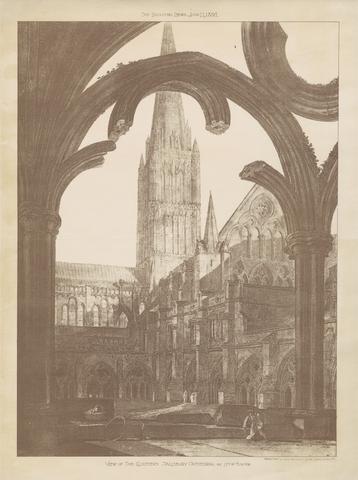 James Akerman View of the Cloisters, Salisbury Cathedral