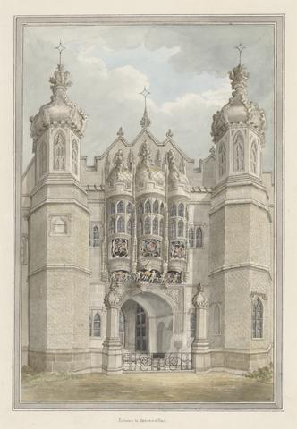 Anna Mills The Entrance to Hengrave Hall, 1819