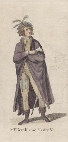 unknown artist Mr. Kemble as Henry V