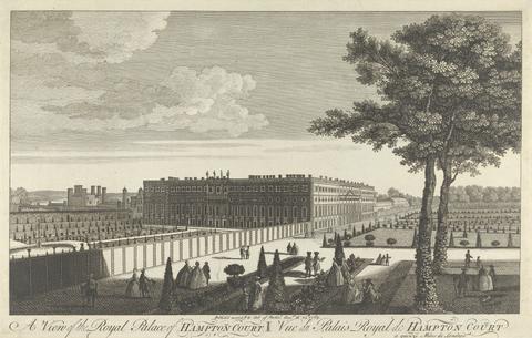 unknown artist A View of the Royal Palace of Hampton Court