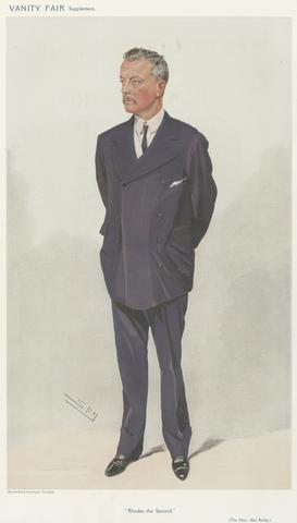 Leslie Matthew 'Spy' Ward Politicians - Vanity Fair - 'The Hon. Abe Bailey'. September 9, 1908