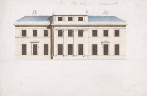 Sir Jeffry Wyatville Dinton House, Wiltshire: Elevation
