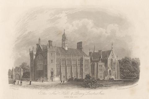 John S. Shury The New Hall and Library, Lincoln's Inn from the South East