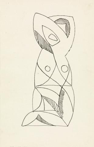 Henri Gaudier-Brzeska Kneeling Female Figure