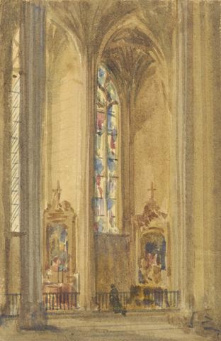 Augustus Welby Northmore Pugin Interior of a Gothic Church