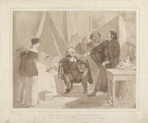 John James Chalon Gil Blas, While Practising Medicine under Dr. Sangrado, Encounters Dr. Cuchillo at the Bedside of the Grocer