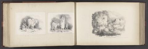 D'Oyly, Charles, 1781-1845, artist, lithographer. Behar amateur lithographic scrap book.