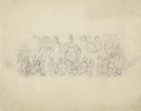 Robert Smirke Allegorical Sketch of Victory