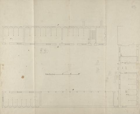 James Wyatt Cobham Hall, Kent: Plan of the Stables