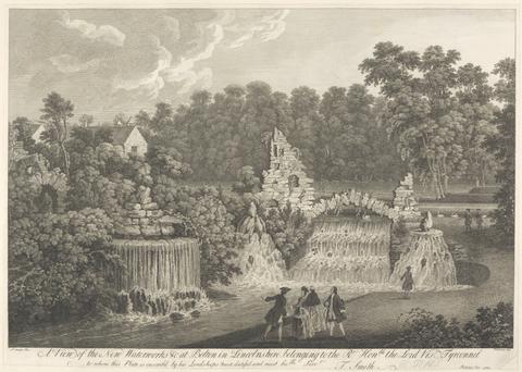 Francois Vivares A View of New Waterworks at Belton in Lincolnshire belonging to the Rt. Hon. Lord Vis. Tryconnel