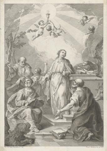 Francesco Bartolozzi Matthew, Mark, Luke, and John the Evangelist