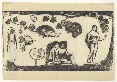 Paul Gauguin, Women, Animals, and Foliage, 1898