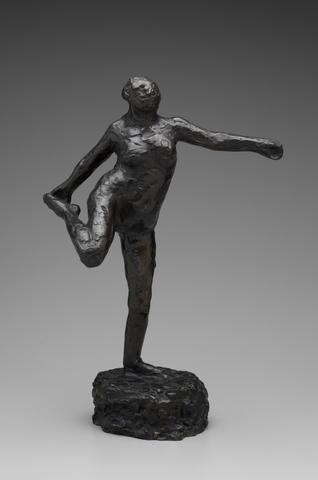 Edgar Degas, Dancer in Arabesque, 1896–1911 (model); cast in 1920s