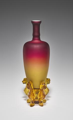Hobbs, Brockunier & Co., Vase, 1886–87