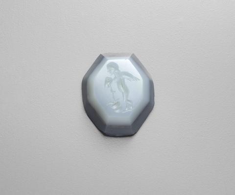 Carved Intaglio Gemstone with a Standing Eros Leaning on a Staff, 1st–2nd century A.D.
