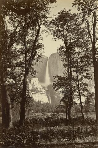 Carleton E. Watkins, Yosemite Falls, 2634 ft., ca. 1865–66