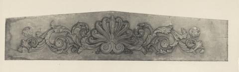 Unknown, Ornamental Carved Wooden Relief, 1829