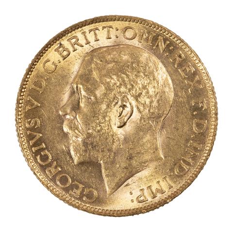 Sovereign of King George V from Pretoria, South Africa, 1925