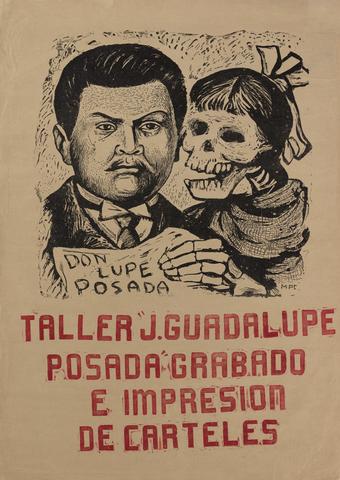 Manuel Pérez Coronado, Taller "J. Guadalupe Posada": Grabado e impresión de carteles ("J. Guadalupe Posada" Workshop: Engraving and Poster Printing), ca. 1950s