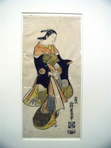 Nishimura Shigenaga, Actor, mid 18th century