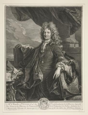 Gérard Edelinck, Charles-Rene d'Hozier, 1691