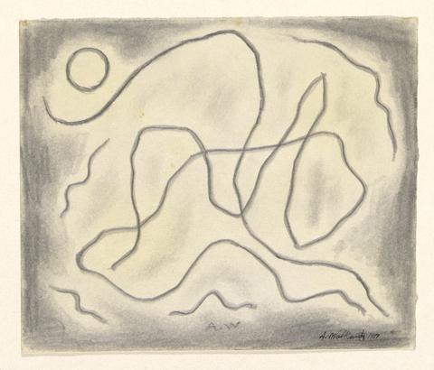 Abraham Walkowitz, Rhythmic Lines: Dance Abstraction, 1918