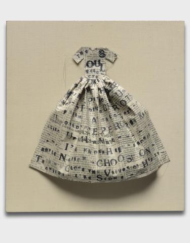 Lesley Dill, Small Poem Dress: The Soul Selects, 1993