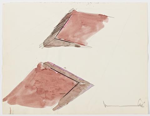 Manuel Neri, Architectural Forms - Tula Drawing No. 2 [Rock No. 14], 1969