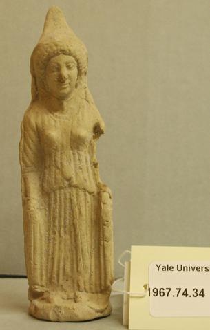 Unknown, Figurine of a woman., Late 6th century B.C.
