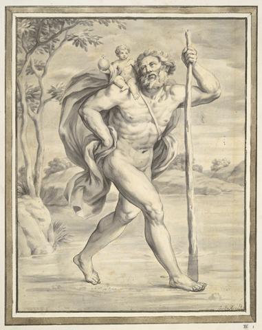 Unknown, St. Christopher, 17th century