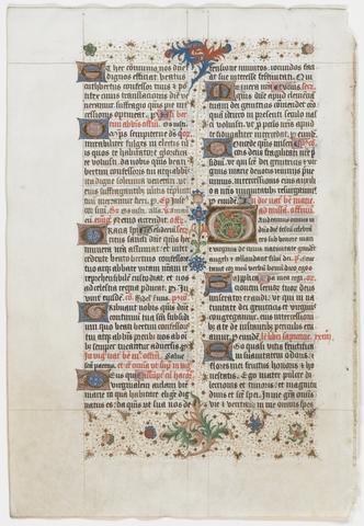Unknown, Leaf from a Missal, 1400–1500
