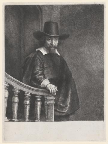Rembrandt (Rembrandt van Rijn), Ephraim Bonus, Jewish Physician, 1647