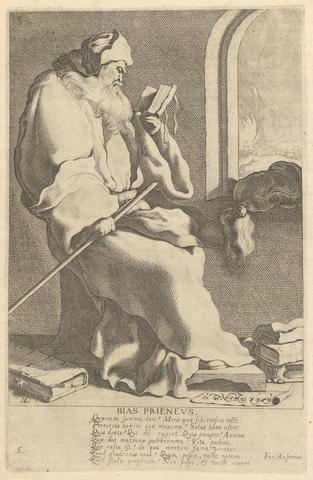 Jacques de Gheyn III, Bias Prieneus, #5 from the series The Seven Wise Men of Greece, 1616