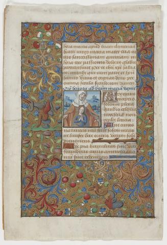 Unknown, Leaf from a Book of Hours, 1490–1510