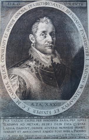 Aegidius Sadeler II, Johann-Bernhard von Fünfkirchen, 1603