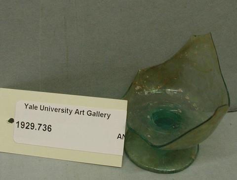 Base of goblet and fragment of top, 4th or 5th century A.D.